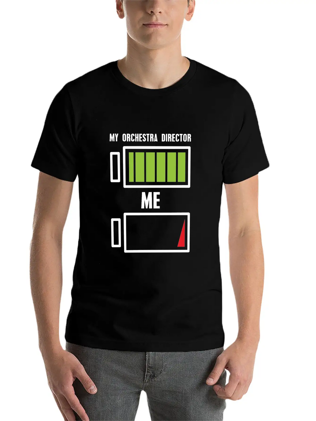 My Orchestra Director & Me Battery Choir Music Timeless Short Sleeve Tee – Comfy And Minimalist Design