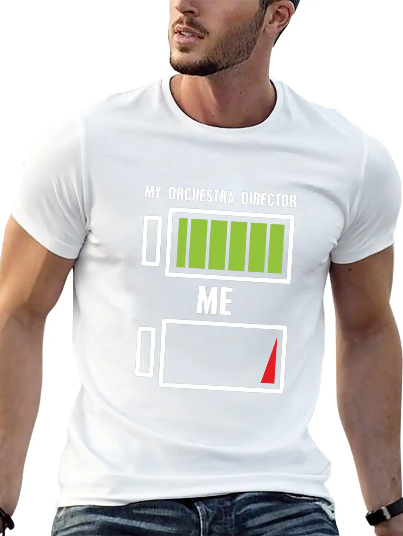 My Orchestra Director & Me Battery Choir Music Timeless Short Sleeve Tee – Comfy And Minimalist Design