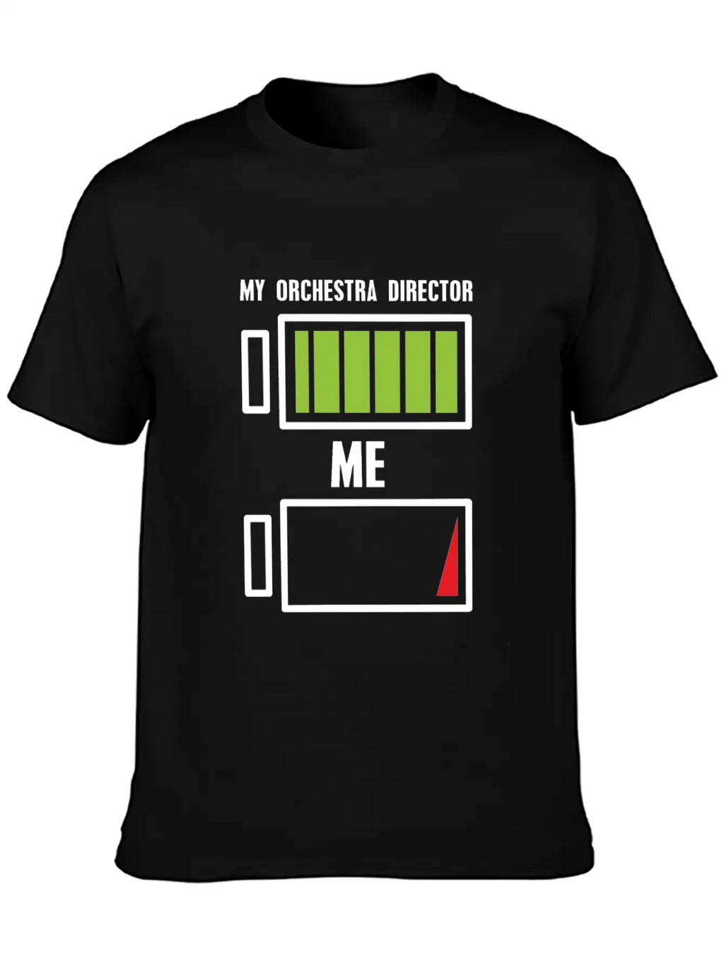 My Orchestra Director & Me Battery Choir Music Timeless Short Sleeve Tee – Comfy And Minimalist Design