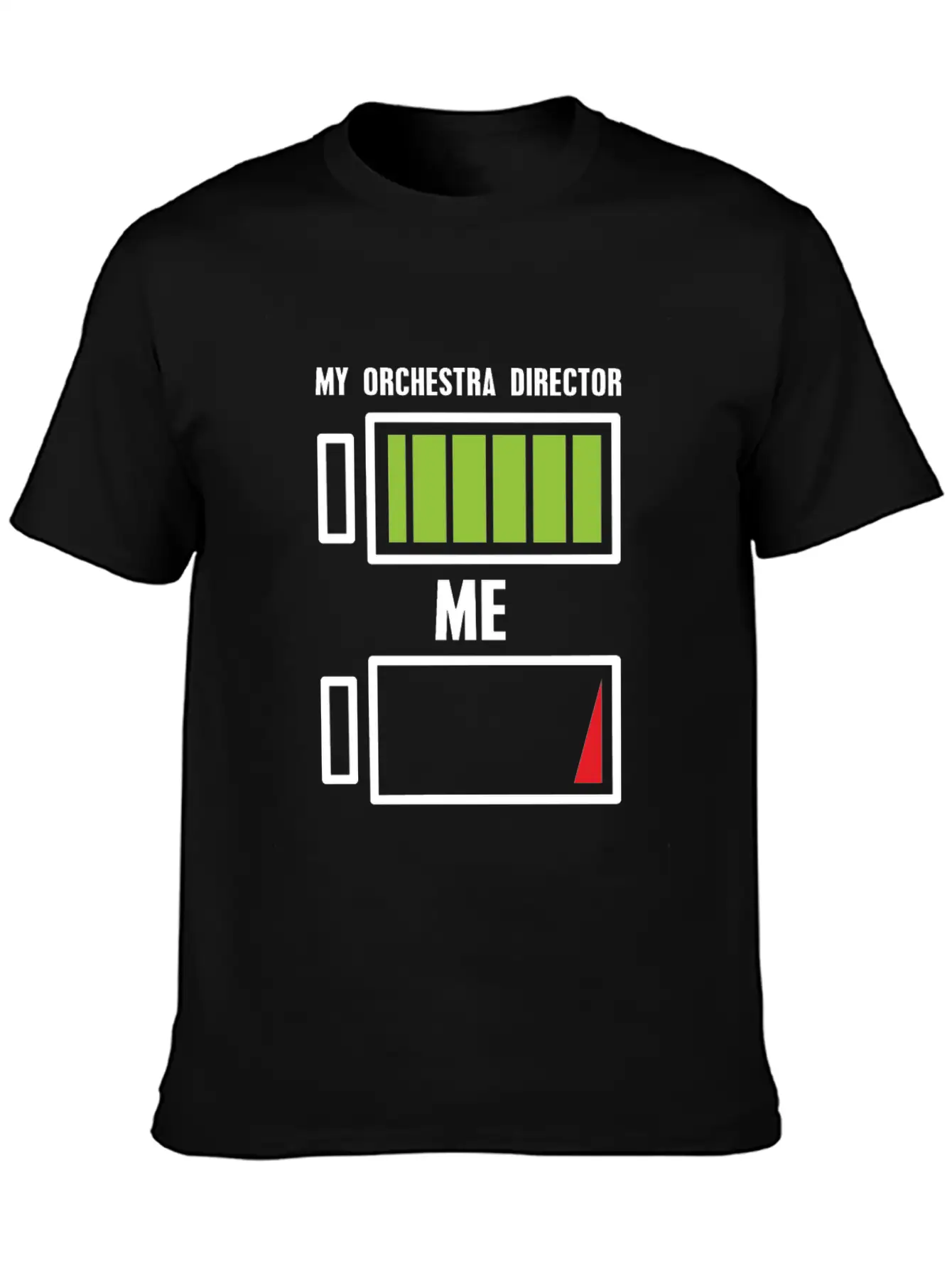My Orchestra Director & Me Battery Choir Music Timeless Short Sleeve Tee – Comfy And Minimalist Design