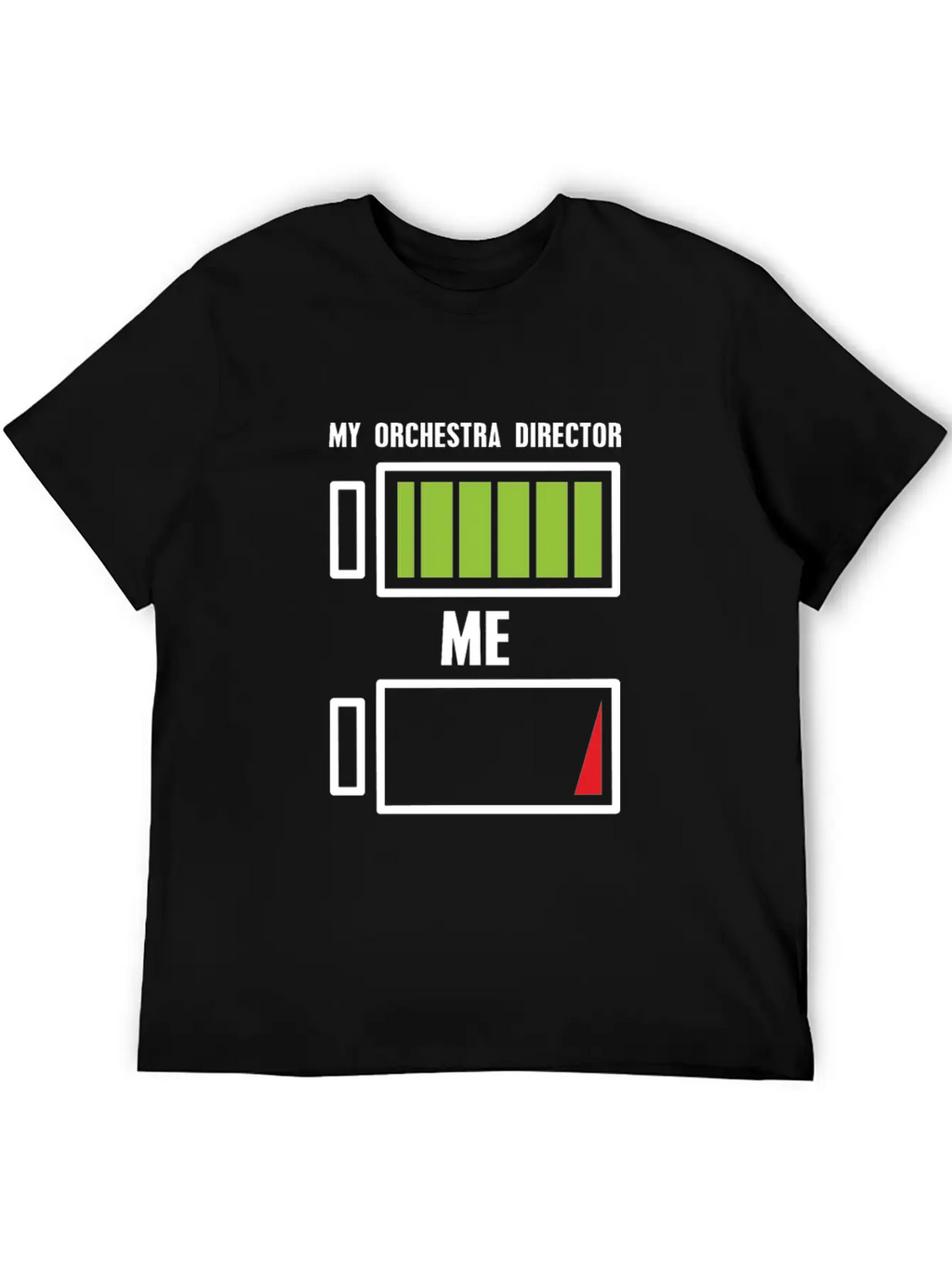 My Orchestra Director & Me Battery Choir Music Timeless Short Sleeve Tee – Comfy And Minimalist Design