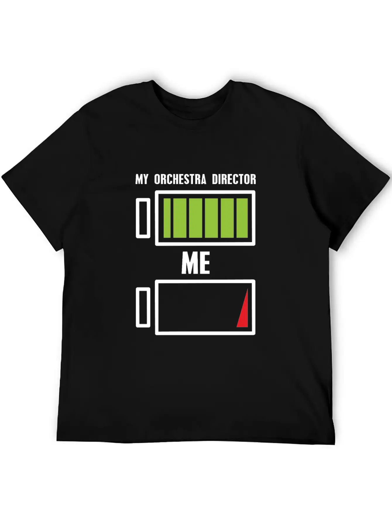 My Orchestra Director & Me Battery Choir Music Timeless Short Sleeve Tee – Comfy And Minimalist Design