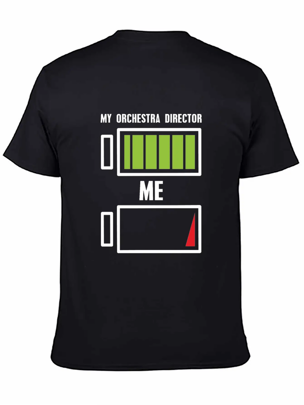 My Orchestra Director & Me Battery Choir Music Timeless Short Sleeve Tee – Comfy And Minimalist Design