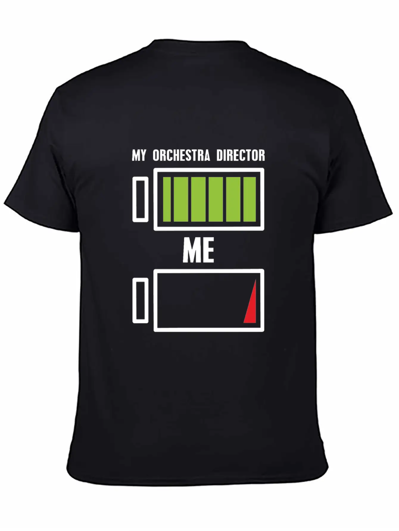 My Orchestra Director & Me Battery Choir Music Timeless Short Sleeve Tee – Comfy And Minimalist Design