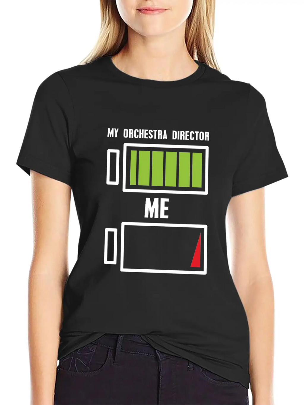 My Orchestra Director & Me Battery Choir Music Timeless Short Sleeve Tee – Comfy And Minimalist Design