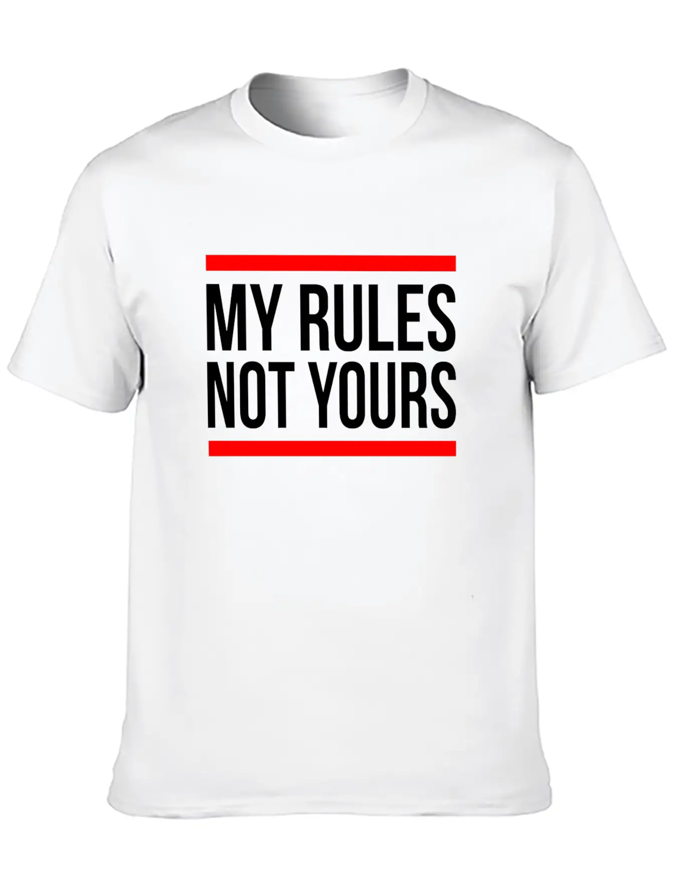 MY RULES NOT YOURS Classic Cotton Tee – Unisex Comfort For Any Season