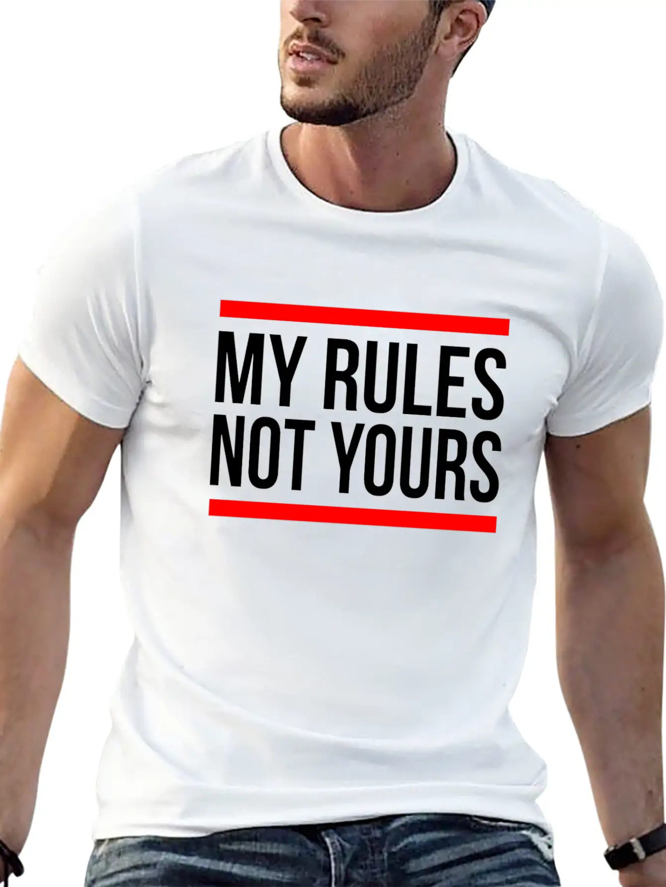 MY RULES NOT YOURS Classic Cotton Tee – Unisex Comfort For Any Season