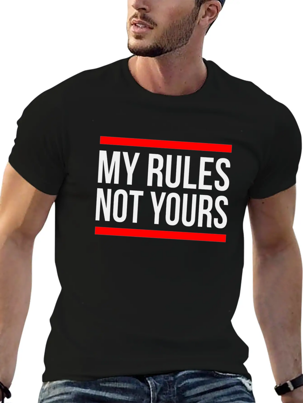 MY RULES NOT YOURS Classic Cotton Tee – Unisex Comfort For Any Season