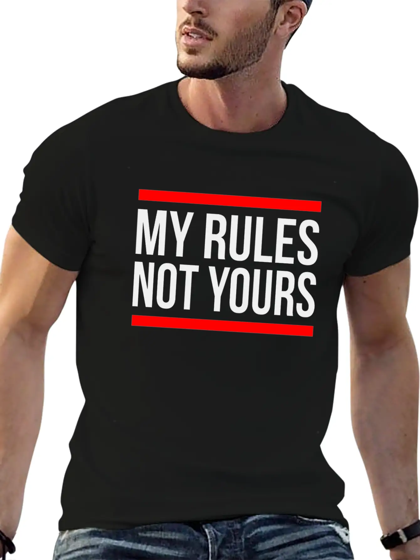 MY RULES NOT YOURS Classic Cotton Tee – Unisex Comfort For Any Season