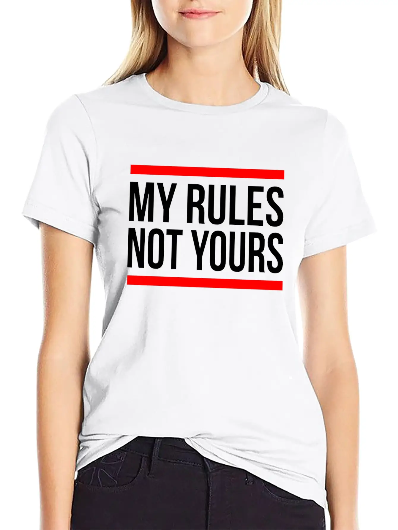 MY RULES NOT YOURS Classic Cotton Tee – Unisex Comfort For Any Season