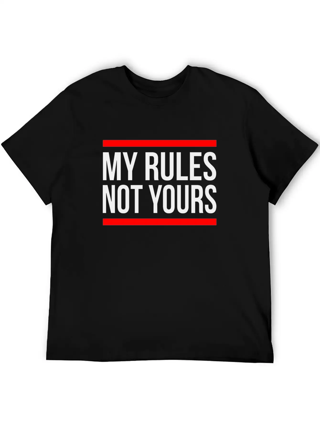 MY RULES NOT YOURS Classic Cotton Tee – Unisex Comfort For Any Season