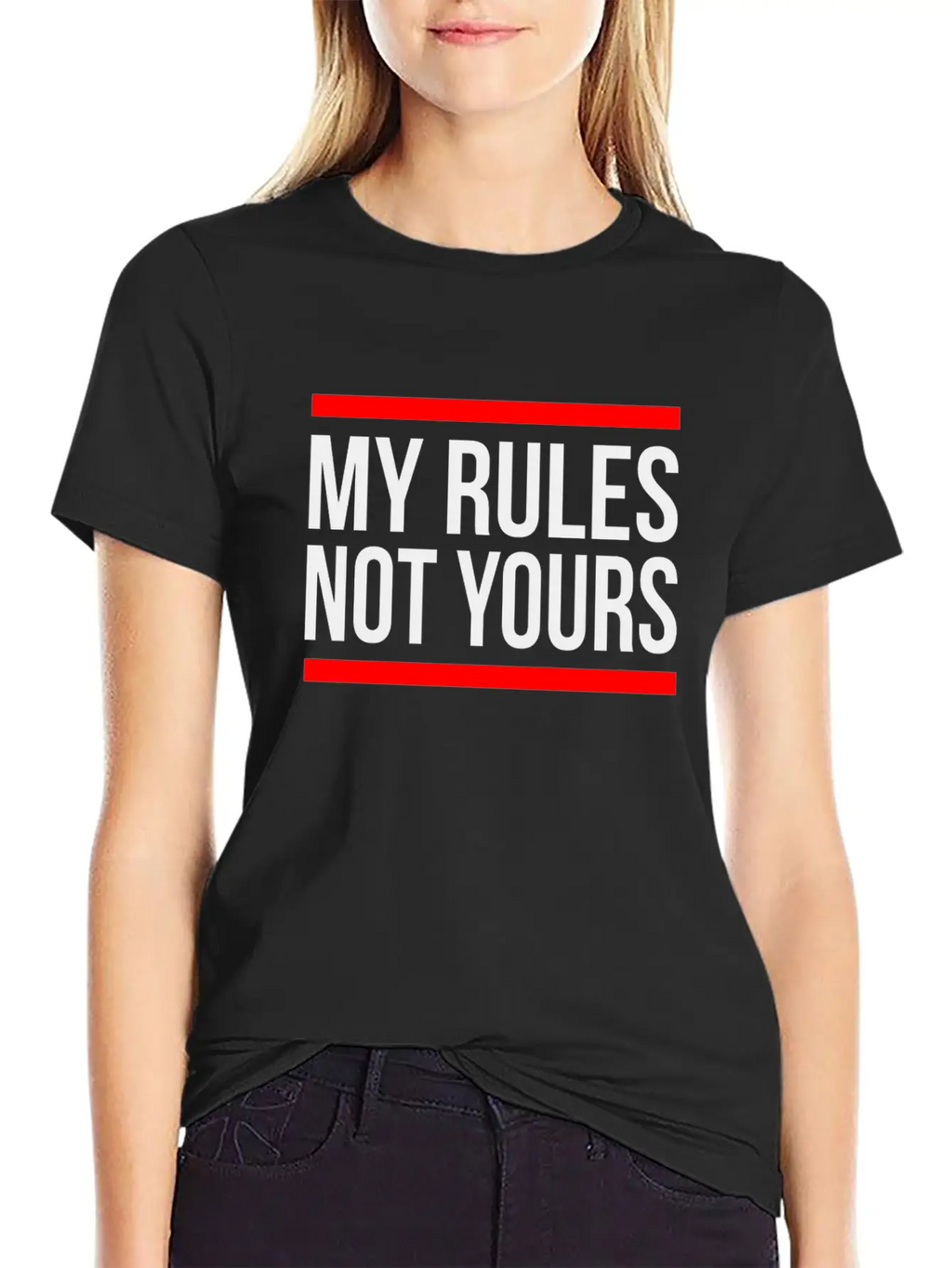 MY RULES NOT YOURS Classic Cotton Tee – Unisex Comfort For Any Season