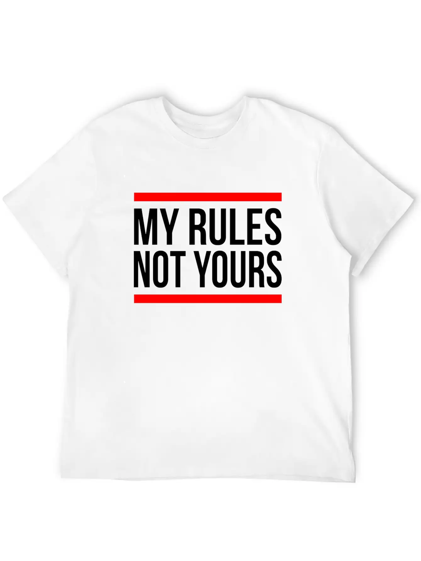 MY RULES NOT YOURS Classic Cotton Tee – Unisex Comfort For Any Season