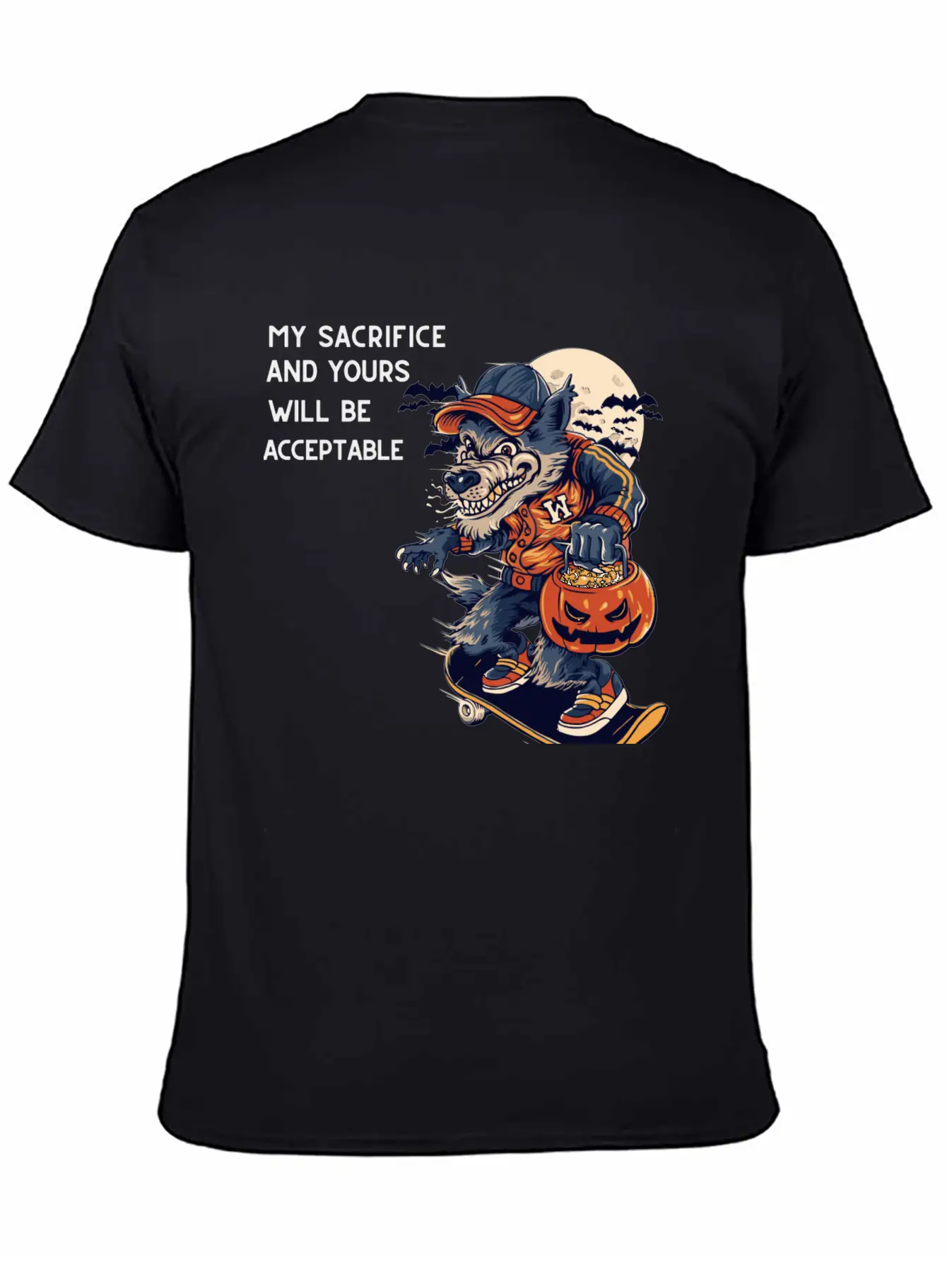 My Sacrifice And Your Will Be Acceptable Basic Graphic T-Shirt – Daily Comfort In Soft Cotton
