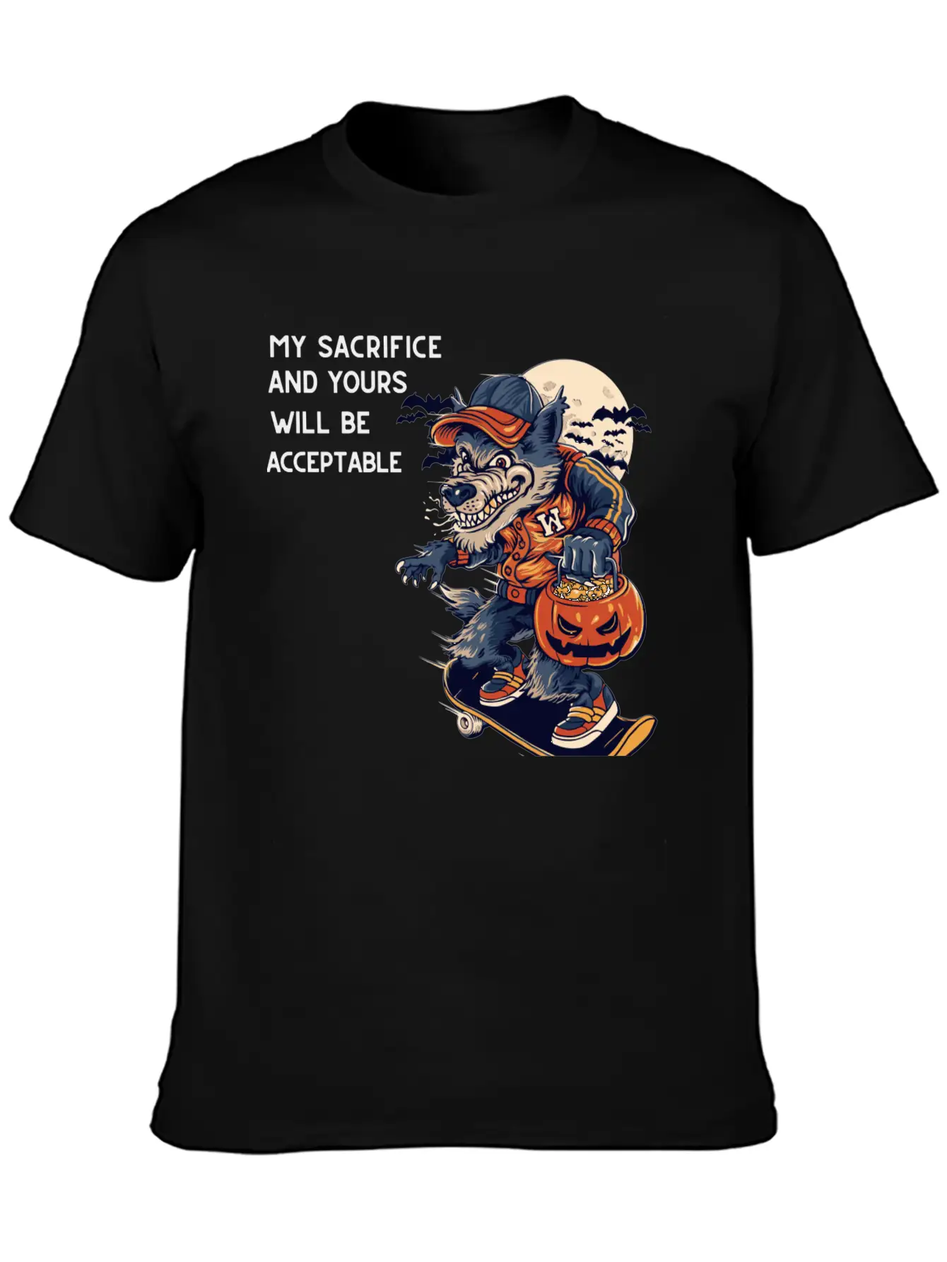 My Sacrifice And Your Will Be Acceptable Basic Graphic T-Shirt – Daily Comfort In Soft Cotton