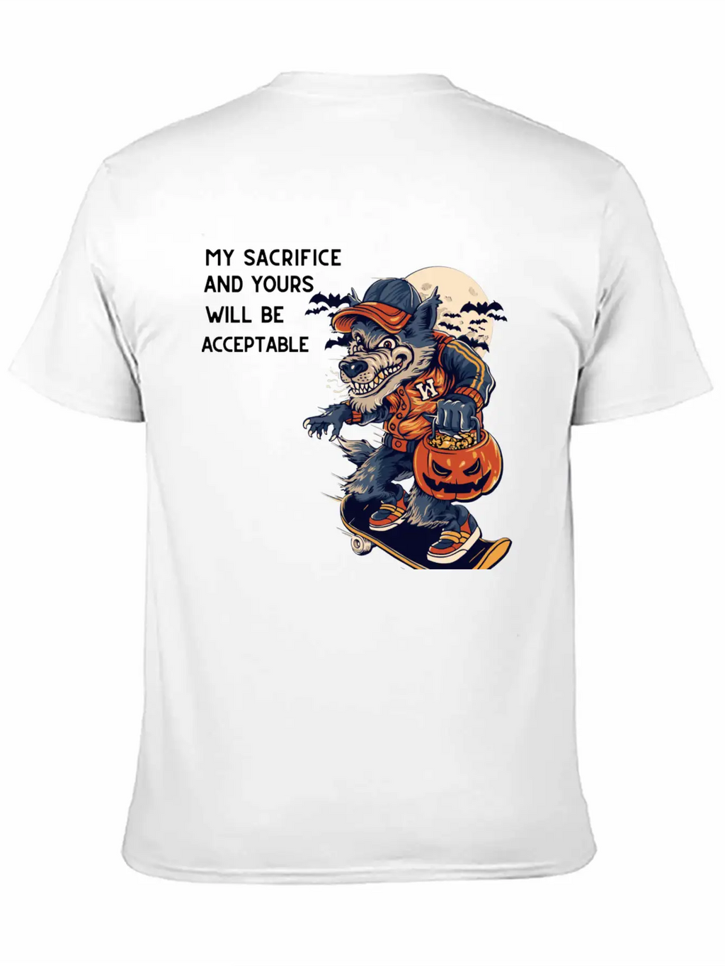 My Sacrifice And Your Will Be Acceptable Basic Graphic T-Shirt – Daily Comfort In Soft Cotton