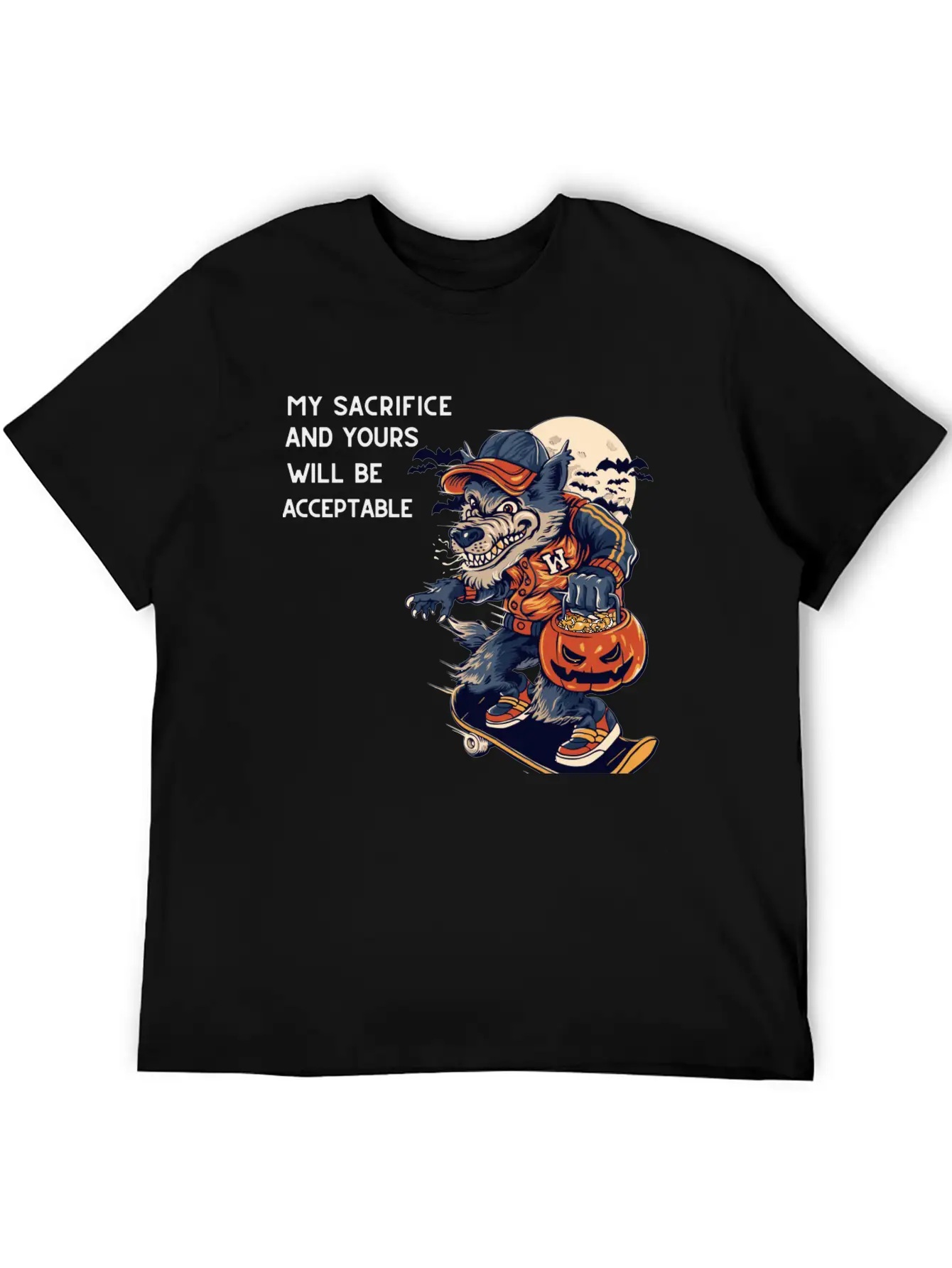 My Sacrifice And Your Will Be Acceptable Basic Graphic T-Shirt – Daily Comfort In Soft Cotton
