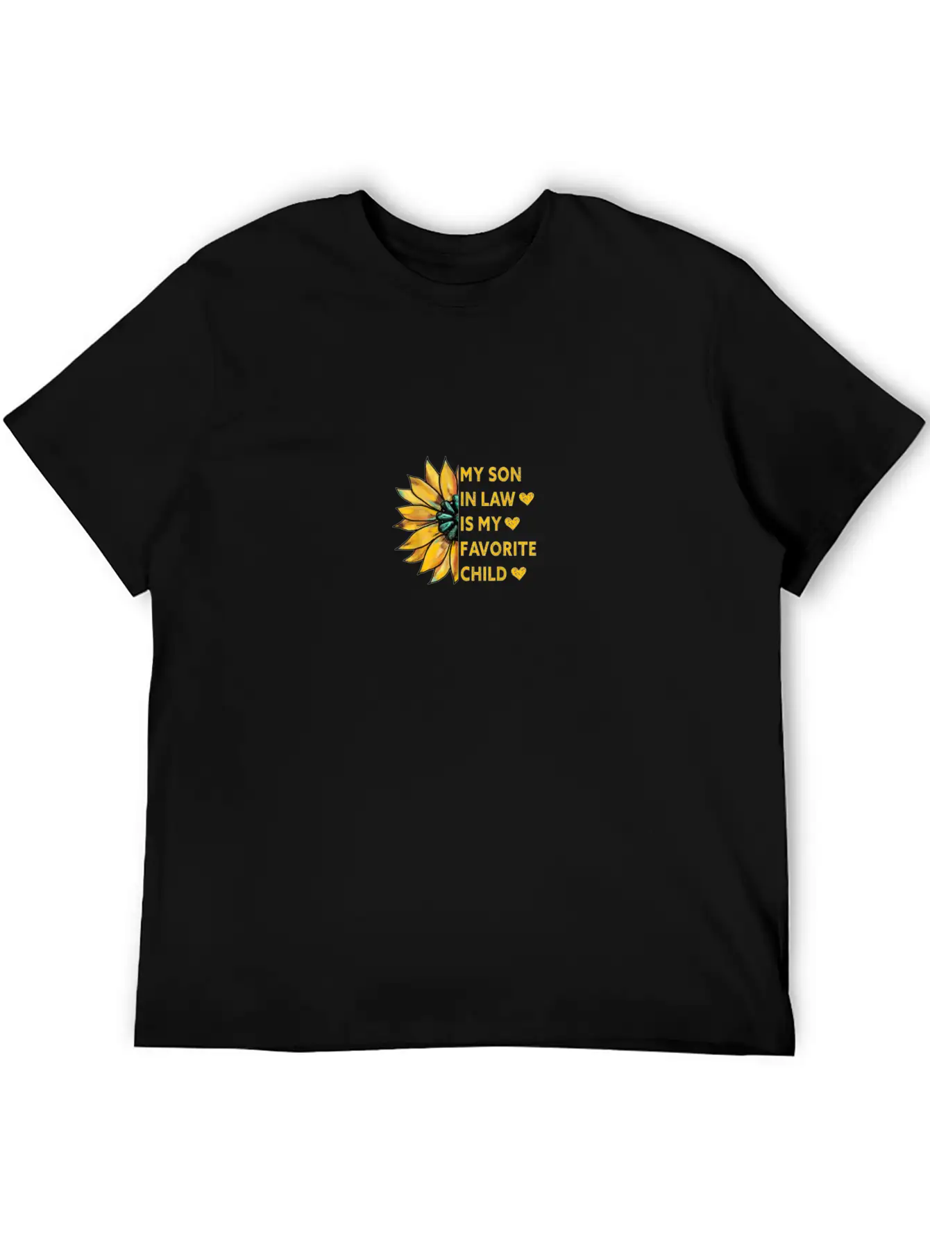 My Son In Law Is My Favorite Child Family Sunflowe Breathable Soft Cotton T-Shirt – Timeless Casual Look
