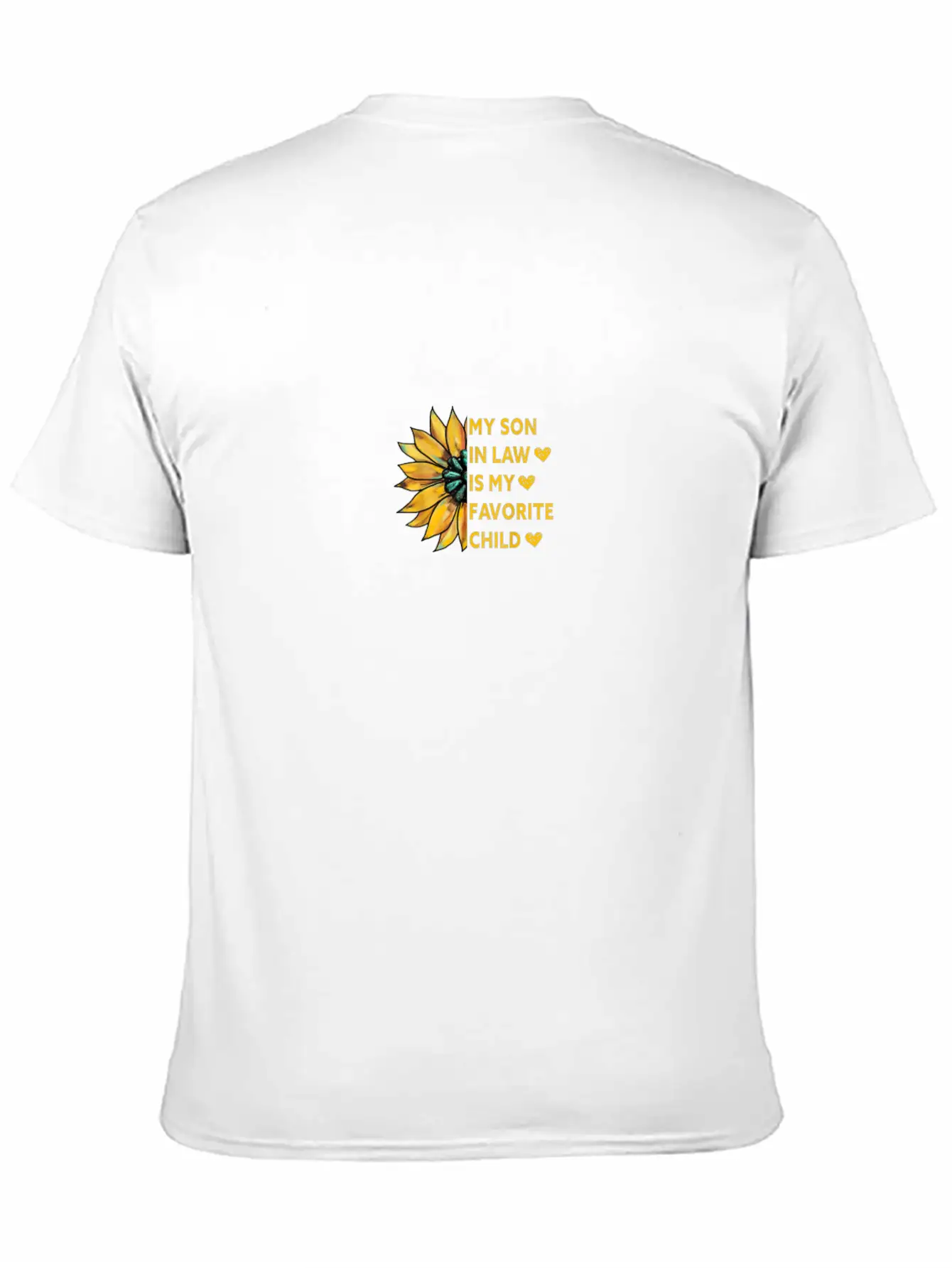 My Son In Law Is My Favorite Child Family Sunflowe Breathable Soft Cotton T-Shirt – Timeless Casual Look