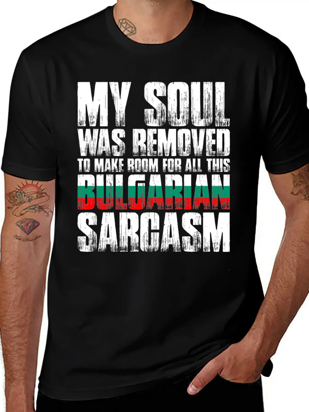 My Soul Was Removed Bulgarian Sarcasm Classic Cotton Tee – Unisex Comfort For Any Season