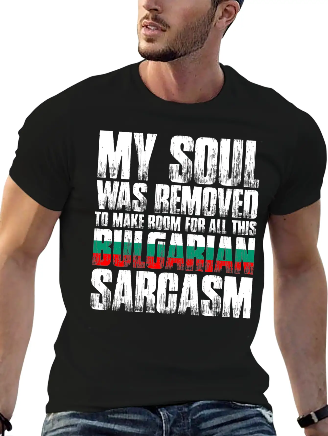 My Soul Was Removed Bulgarian Sarcasm Classic Cotton Tee – Unisex Comfort For Any Season