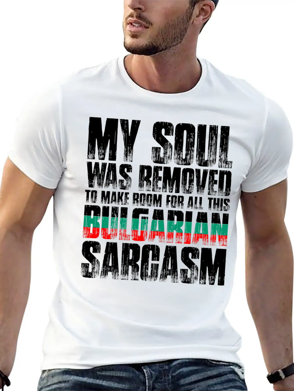 My Soul Was Removed Bulgarian Sarcasm Classic Cotton Tee – Unisex Comfort For Any Season