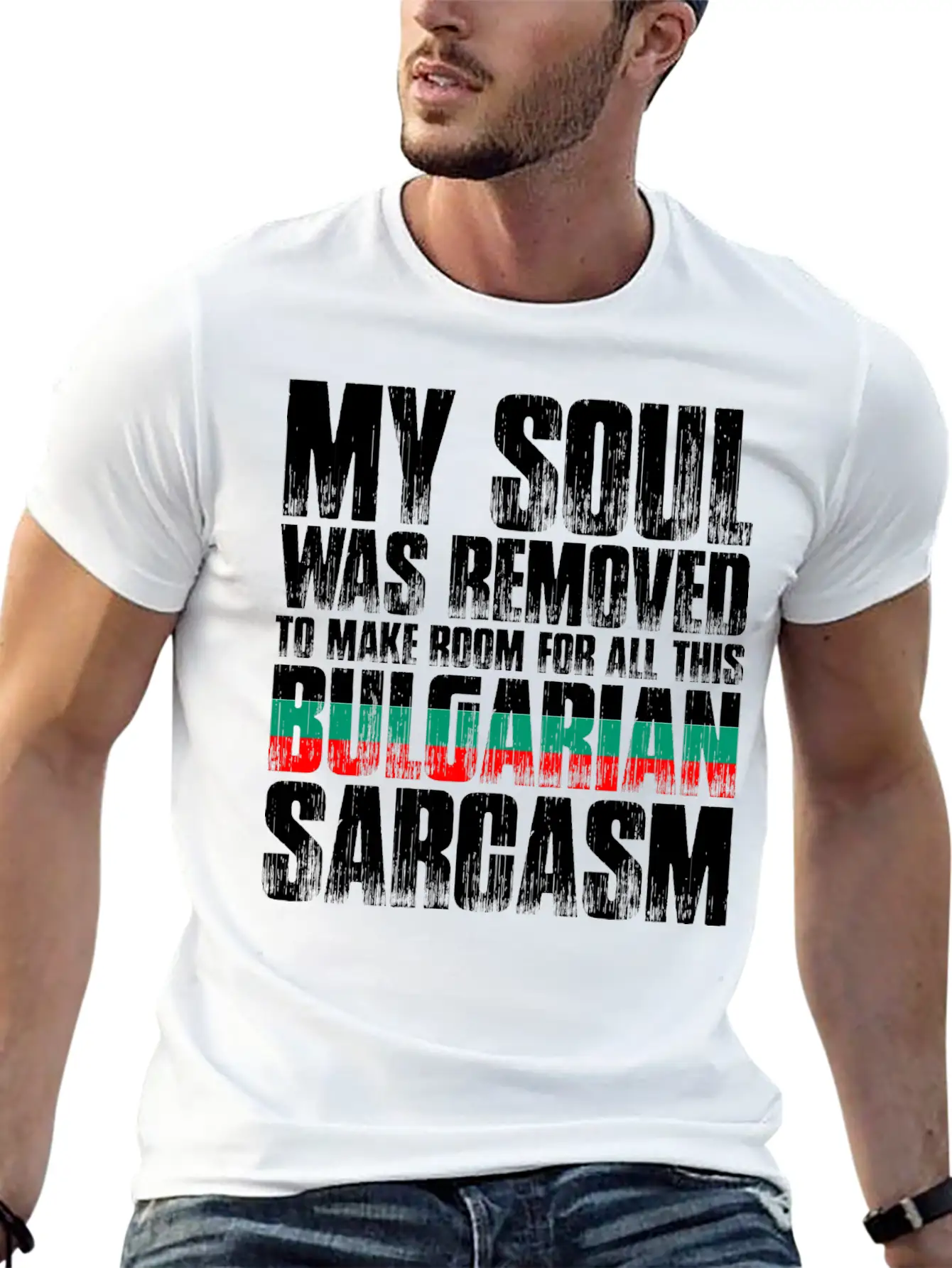 My Soul Was Removed Bulgarian Sarcasm Classic Cotton Tee – Unisex Comfort For Any Season