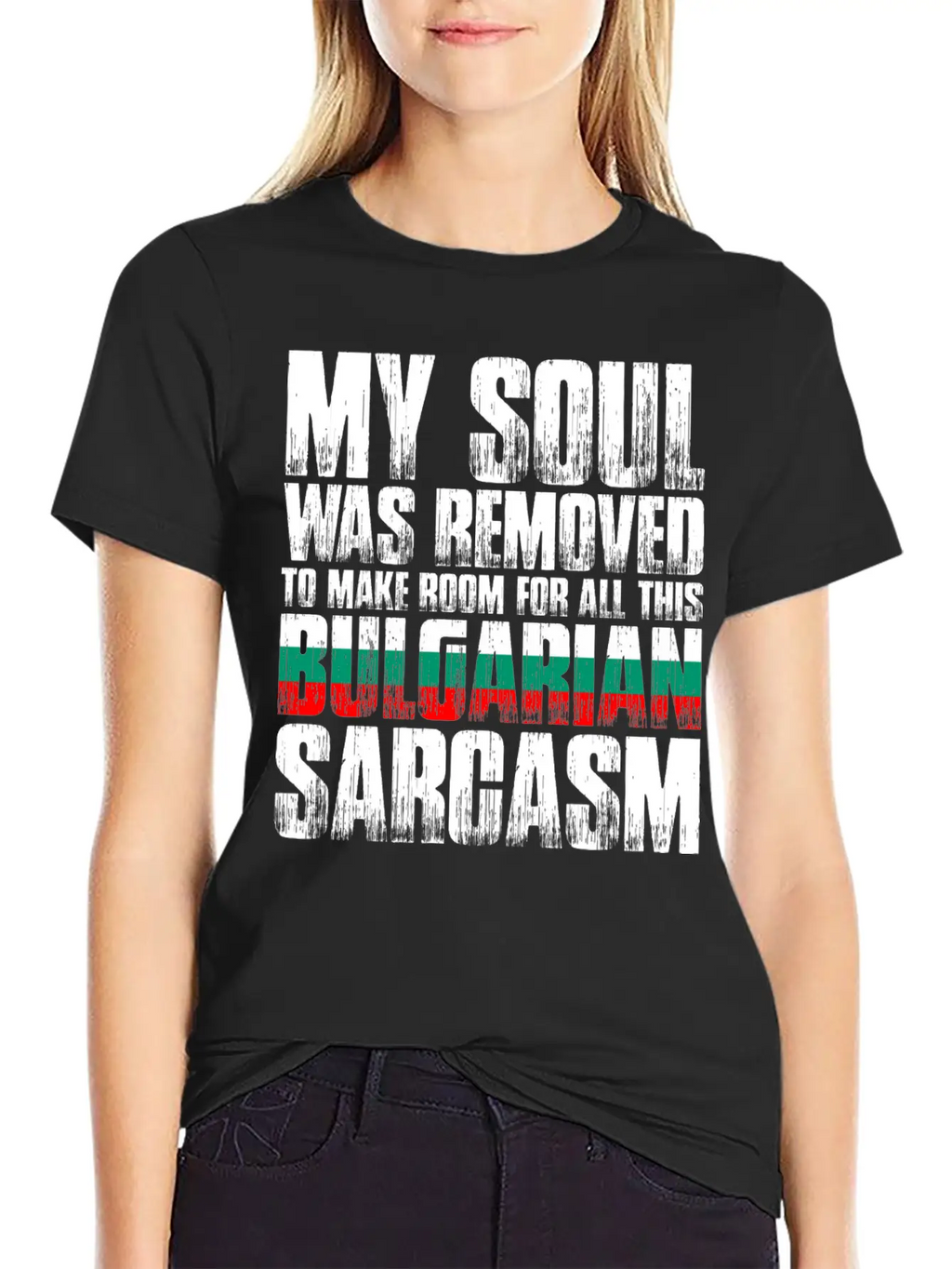 My Soul Was Removed Bulgarian Sarcasm Classic Cotton Tee – Unisex Comfort For Any Season