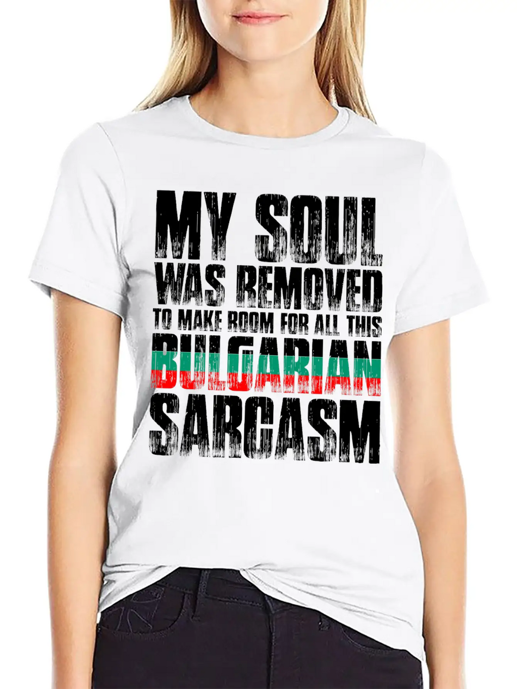 My Soul Was Removed Bulgarian Sarcasm Classic Cotton Tee – Unisex Comfort For Any Season