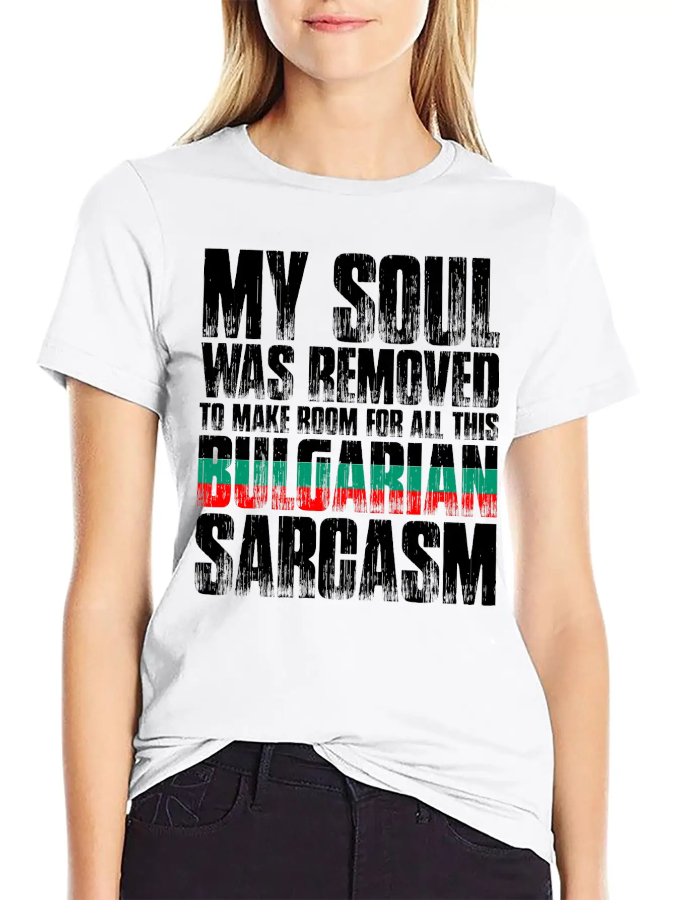 My Soul Was Removed Bulgarian Sarcasm Classic Cotton Tee – Unisex Comfort For Any Season