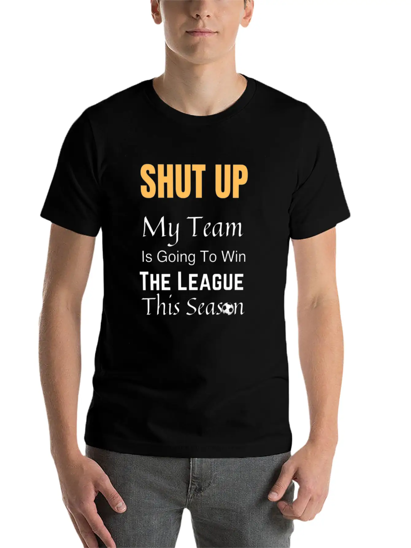 My Team Will Win The League This Season Timeless Short Sleeve Tee – Comfy And Minimalist Design