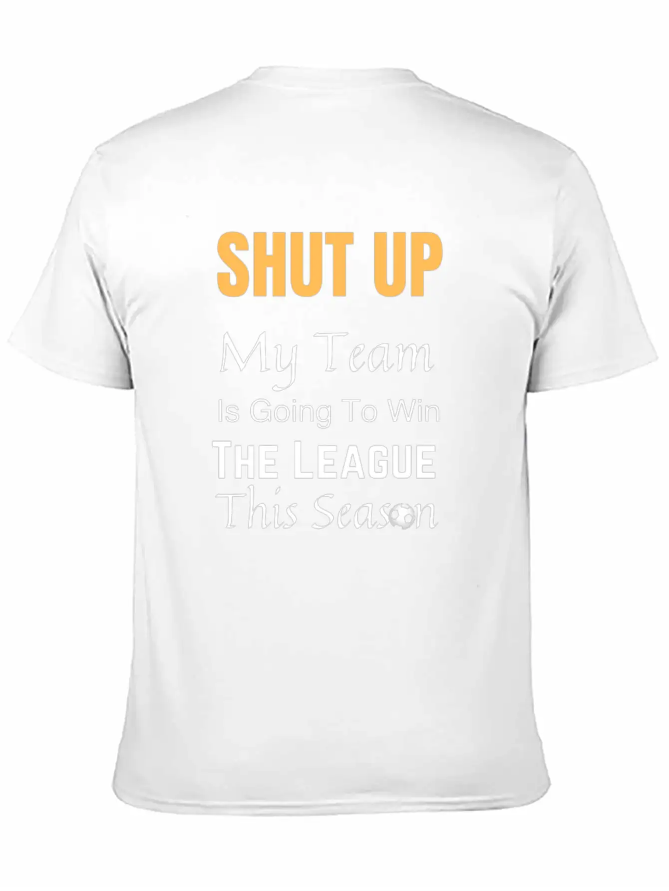 My Team Will Win The League This Season Timeless Short Sleeve Tee – Comfy And Minimalist Design