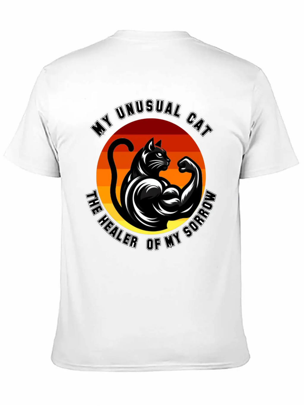 My Unusual Cat The Healer Of My Sorrow Classic Cotton Tee – Unisex Comfort For Any Season