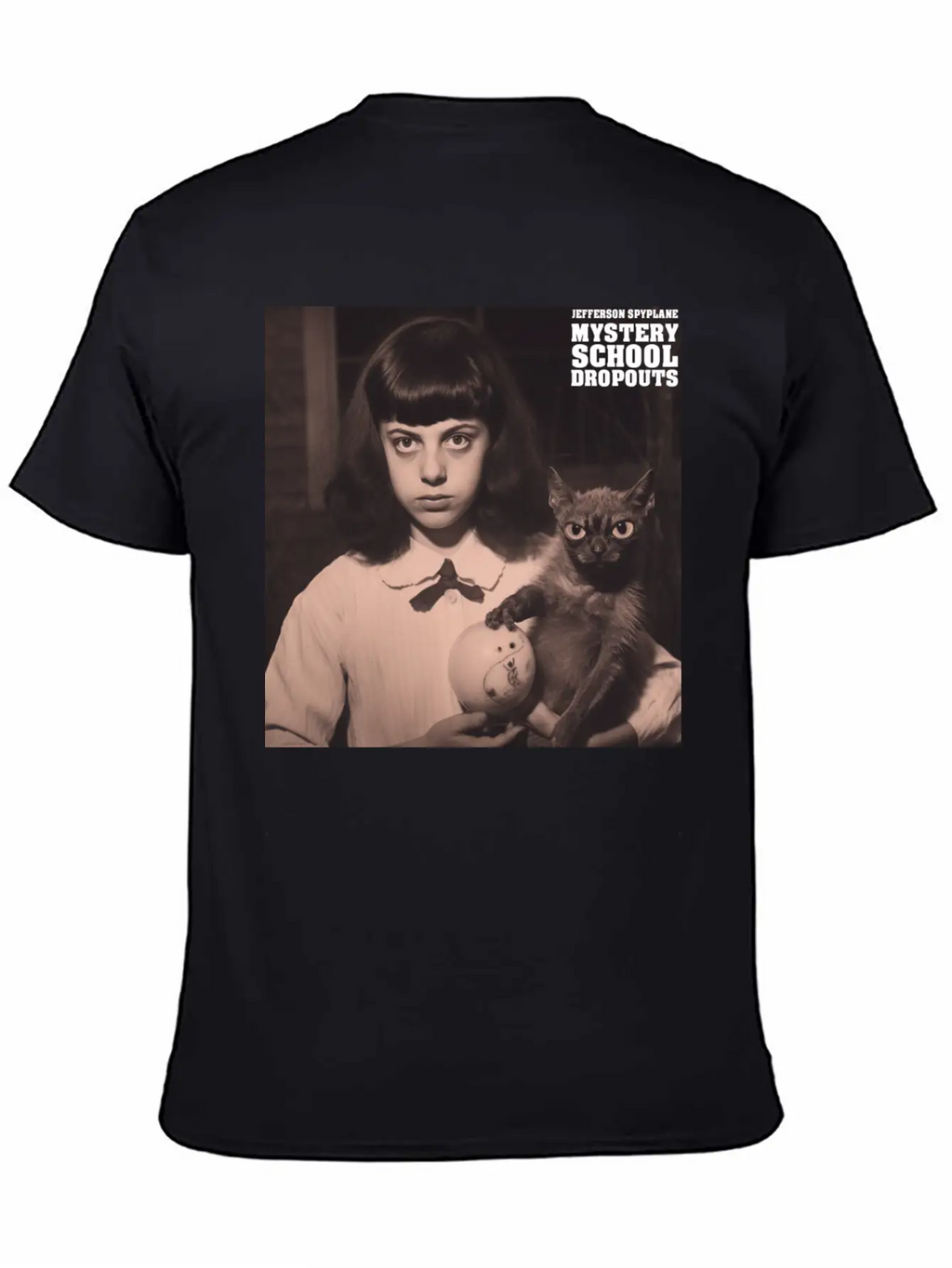 MYSTERY SCHOOL DROPOUTS - Sticker Breathable Soft Cotton T-Shirt – Timeless Casual Look