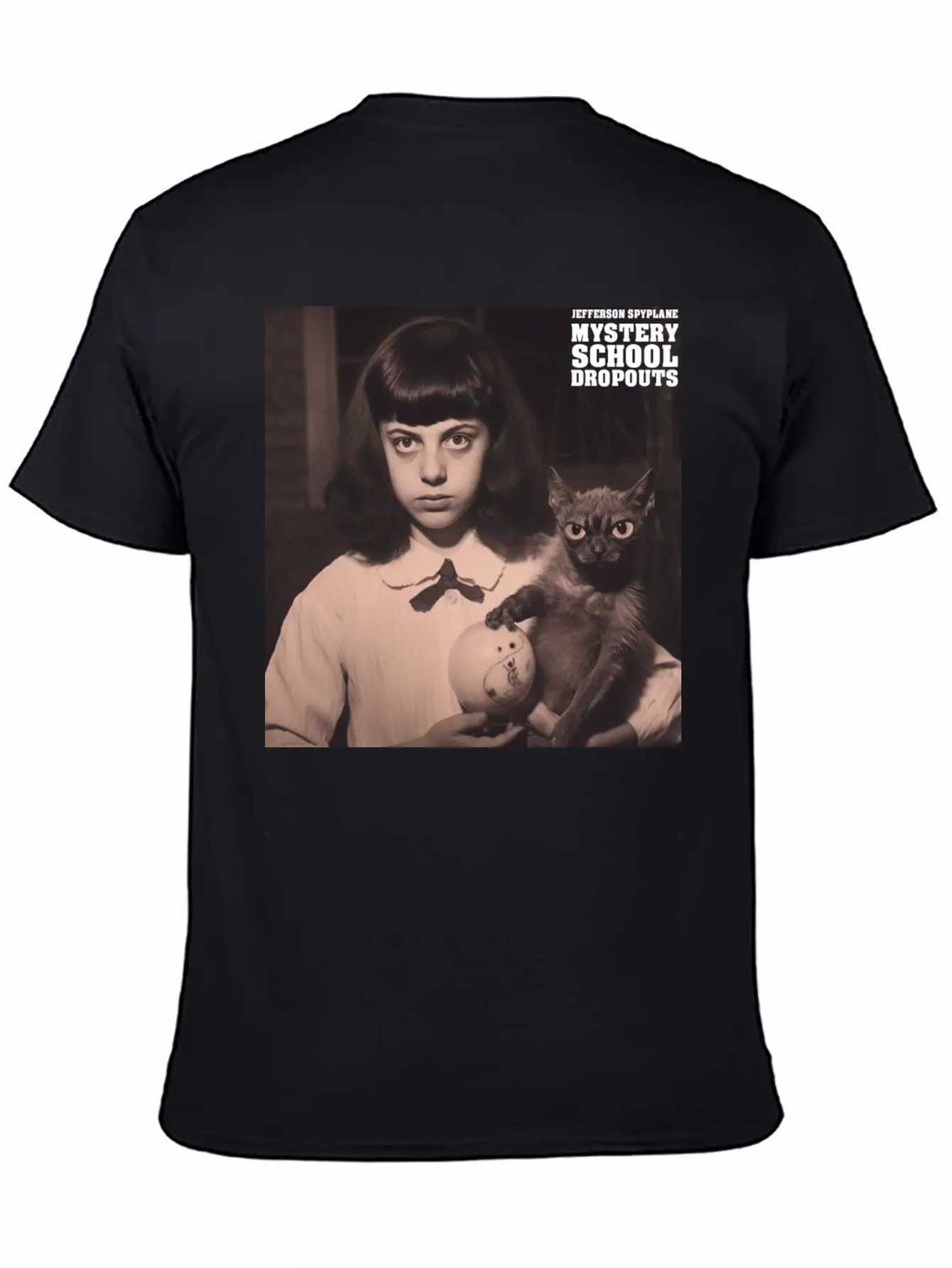 MYSTERY SCHOOL DROPOUTS - Sticker Breathable Soft Cotton T-Shirt – Timeless Casual Look