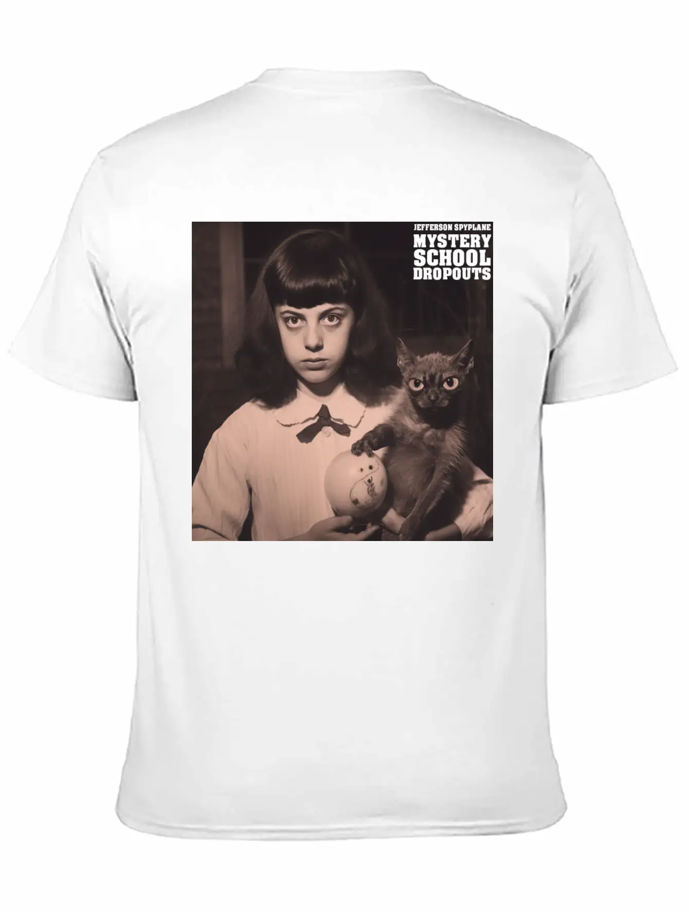 MYSTERY SCHOOL DROPOUTS - Sticker Breathable Soft Cotton T-Shirt – Timeless Casual Look