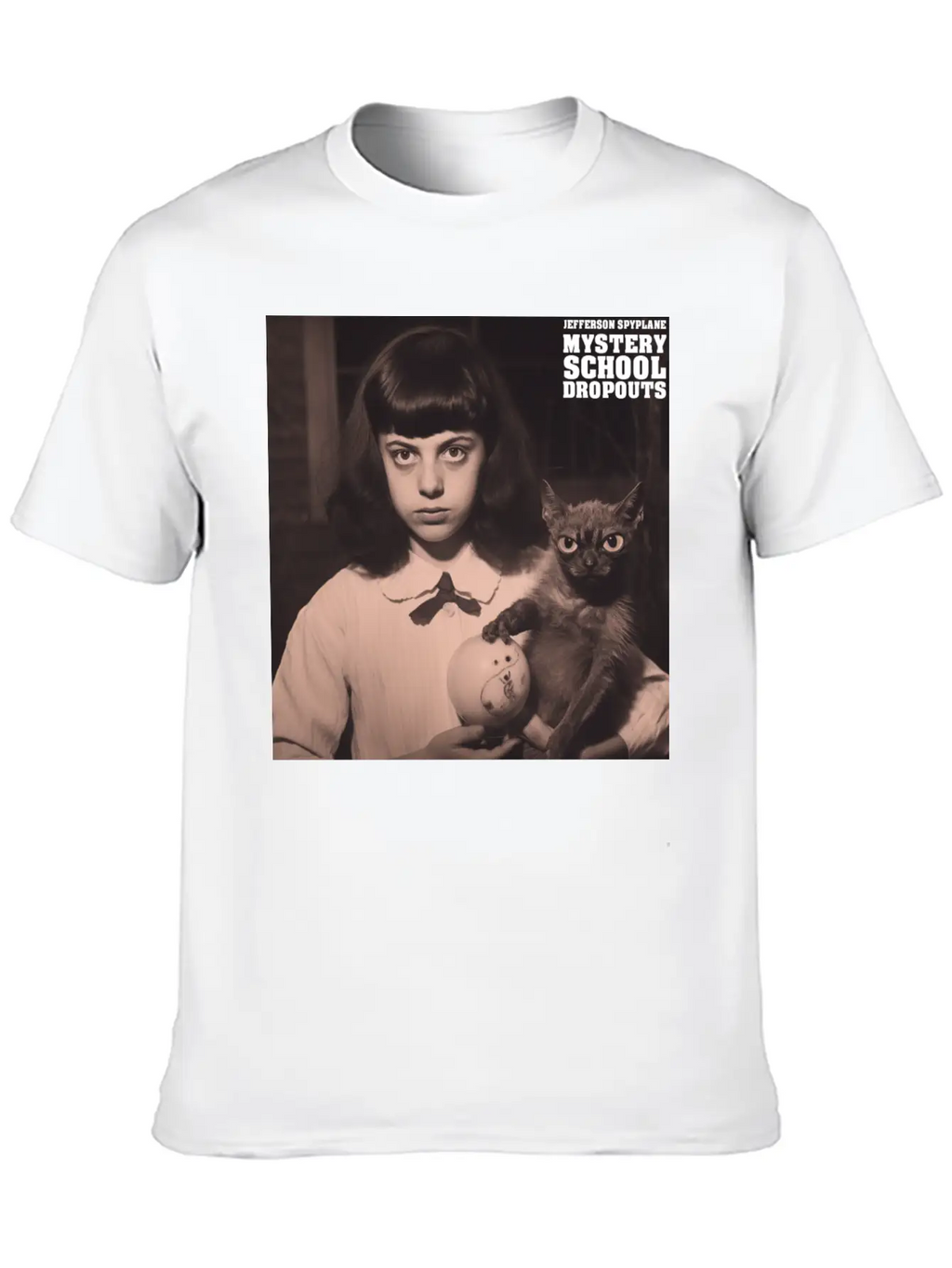 MYSTERY SCHOOL DROPOUTS - Sticker Breathable Soft Cotton T-Shirt – Timeless Casual Look