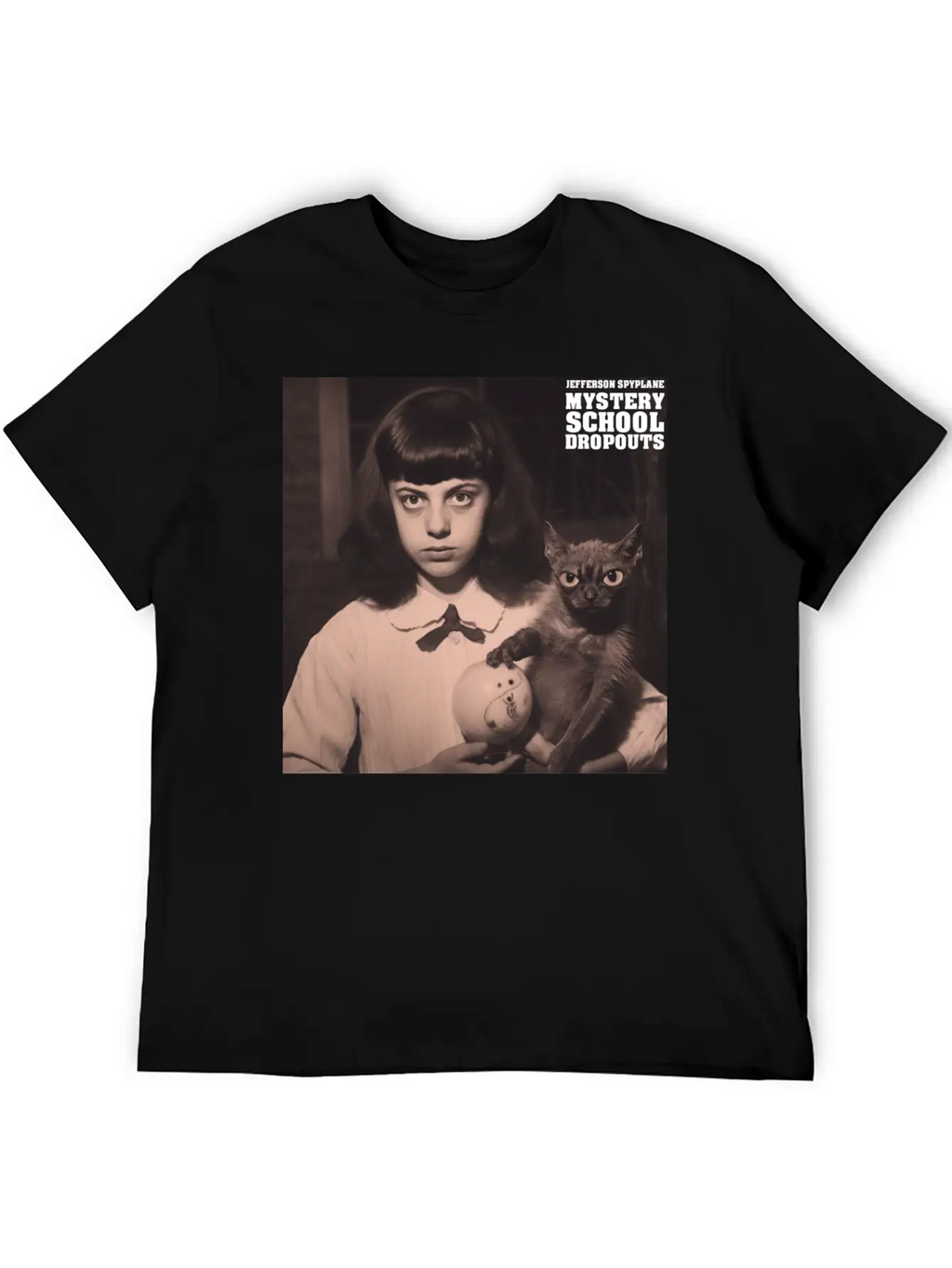 MYSTERY SCHOOL DROPOUTS - Sticker Breathable Soft Cotton T-Shirt – Timeless Casual Look