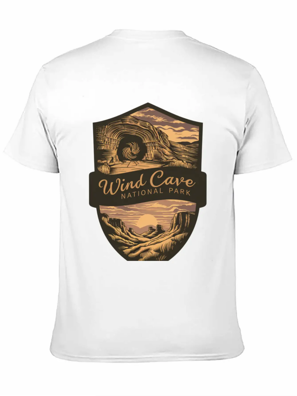 Mystic Wind Cave US National Park Classic Cotton Tee – Unisex Comfort For Any Season