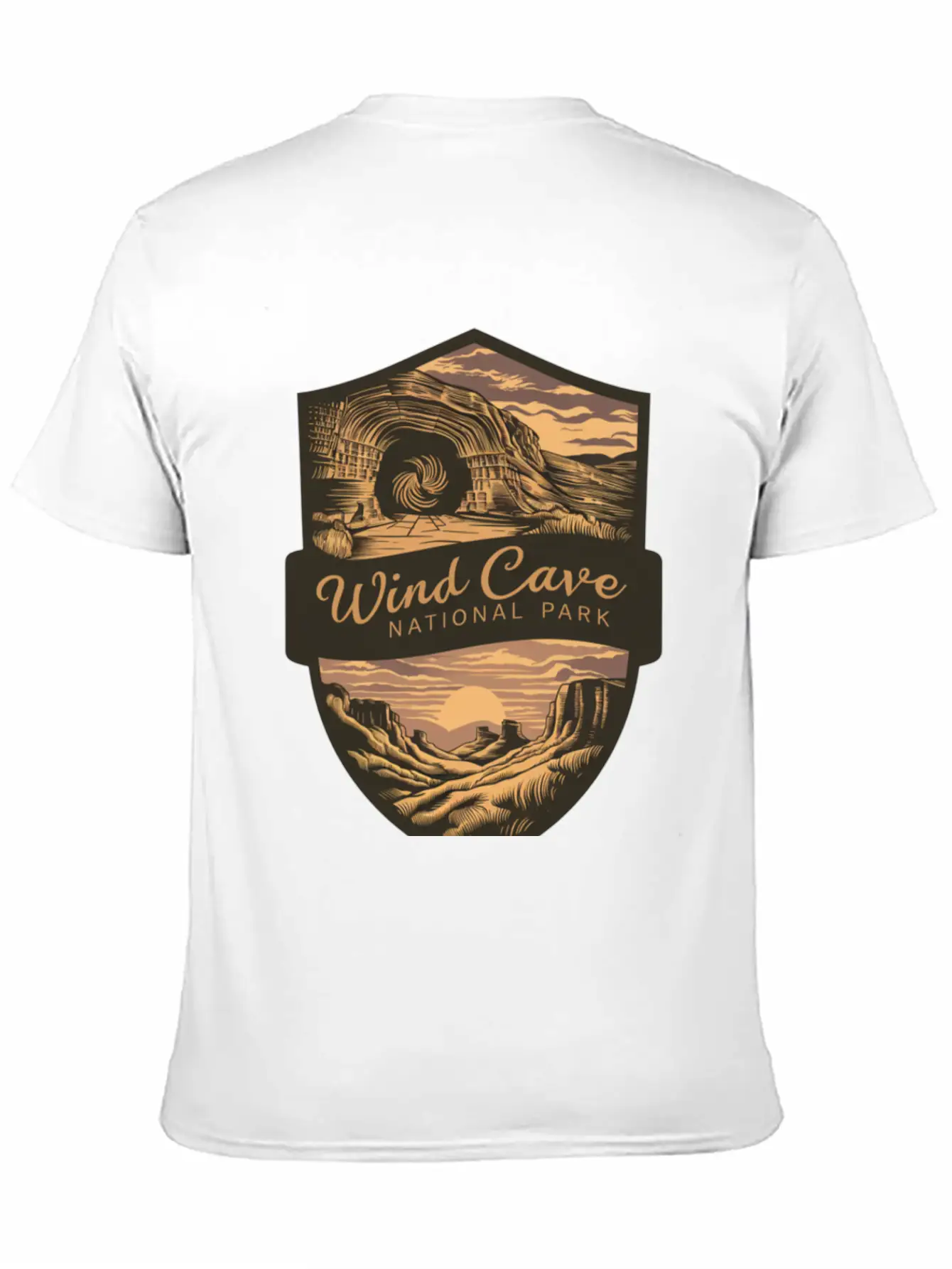 Mystic Wind Cave US National Park Classic Cotton Tee – Unisex Comfort For Any Season