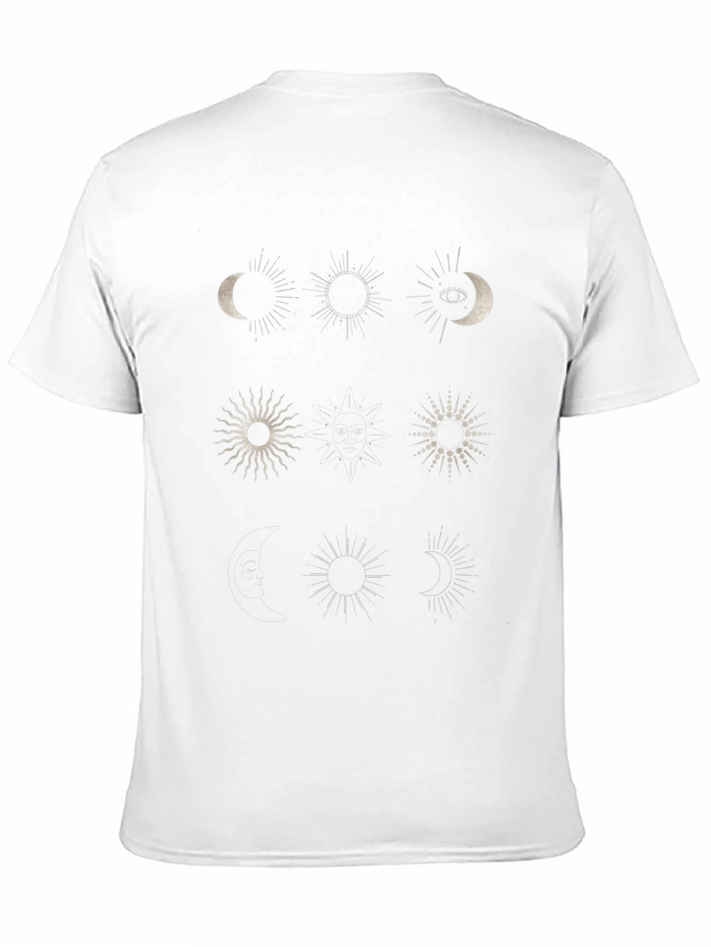 Celestial Sun & Moon Graphic T-Shirt