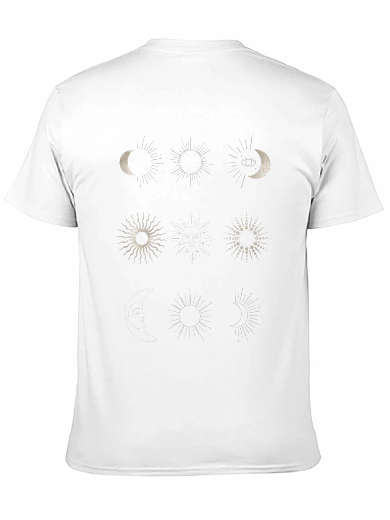 Celestial Sun & Moon Graphic T-Shirt