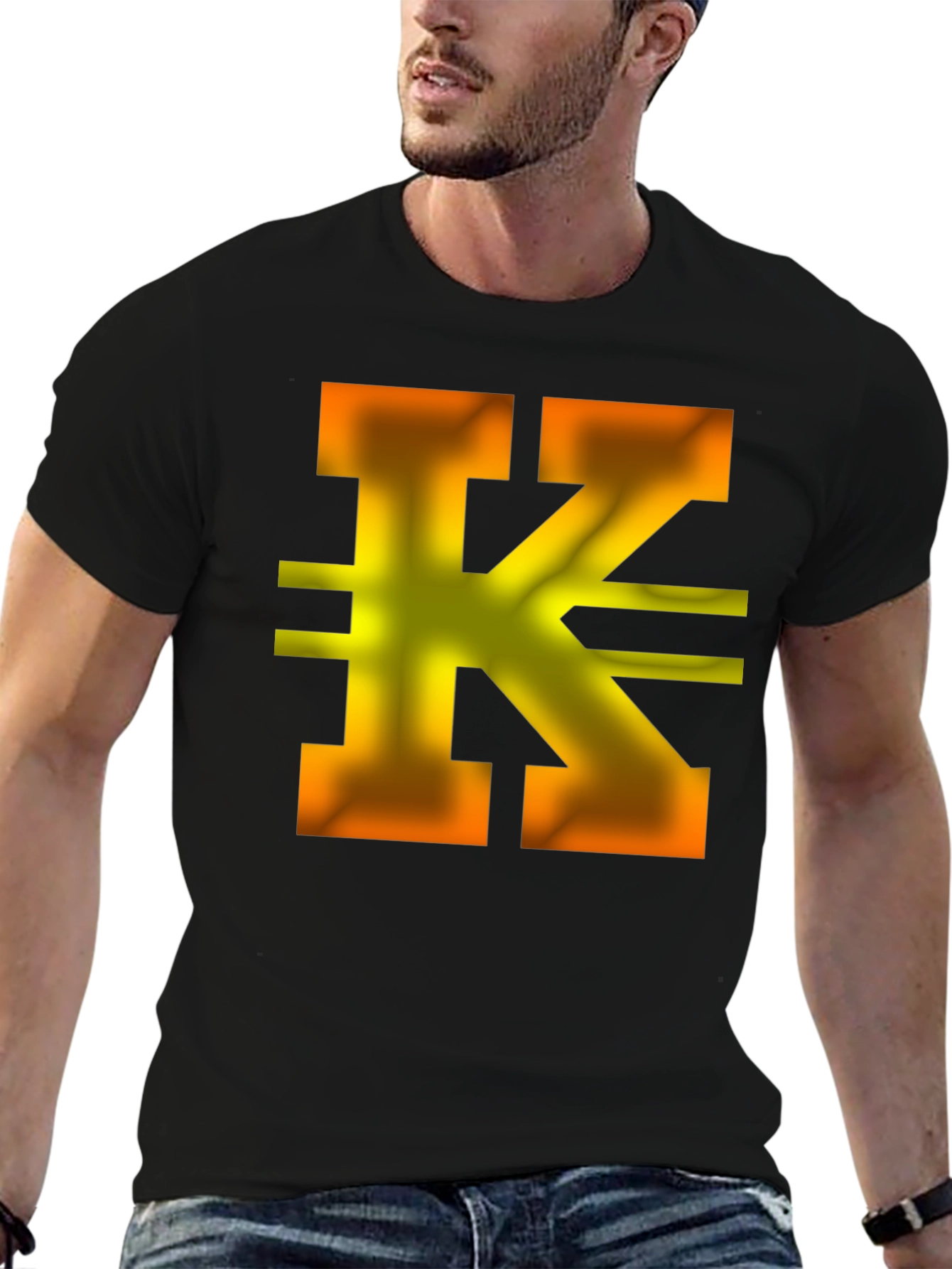 Letter K Graphic T-Shirt - Stylish and Unique
