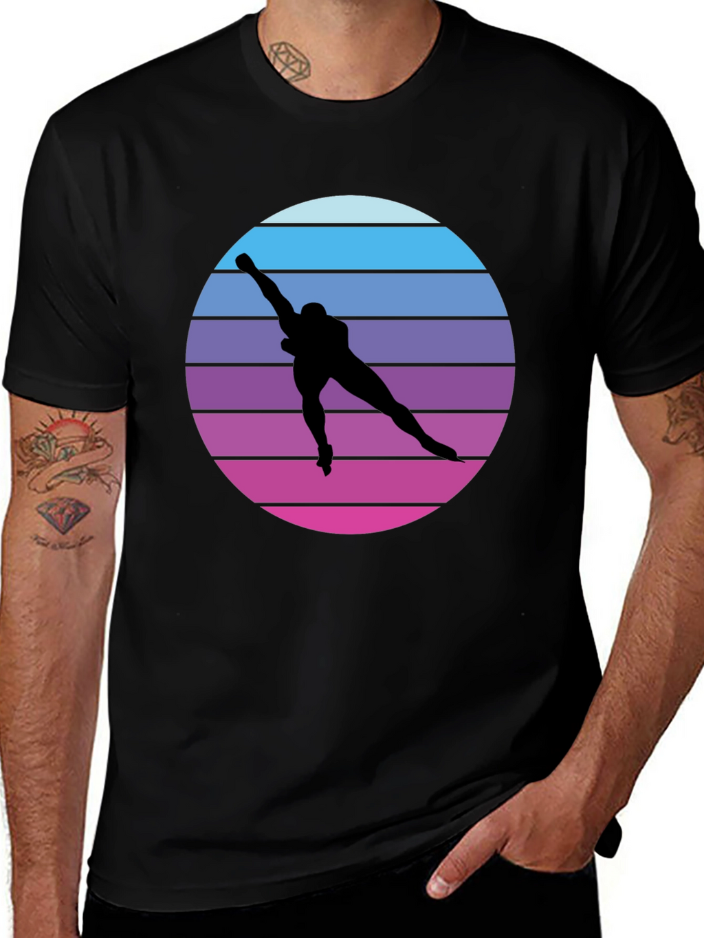 Retro Speed Skater Graphic Tee