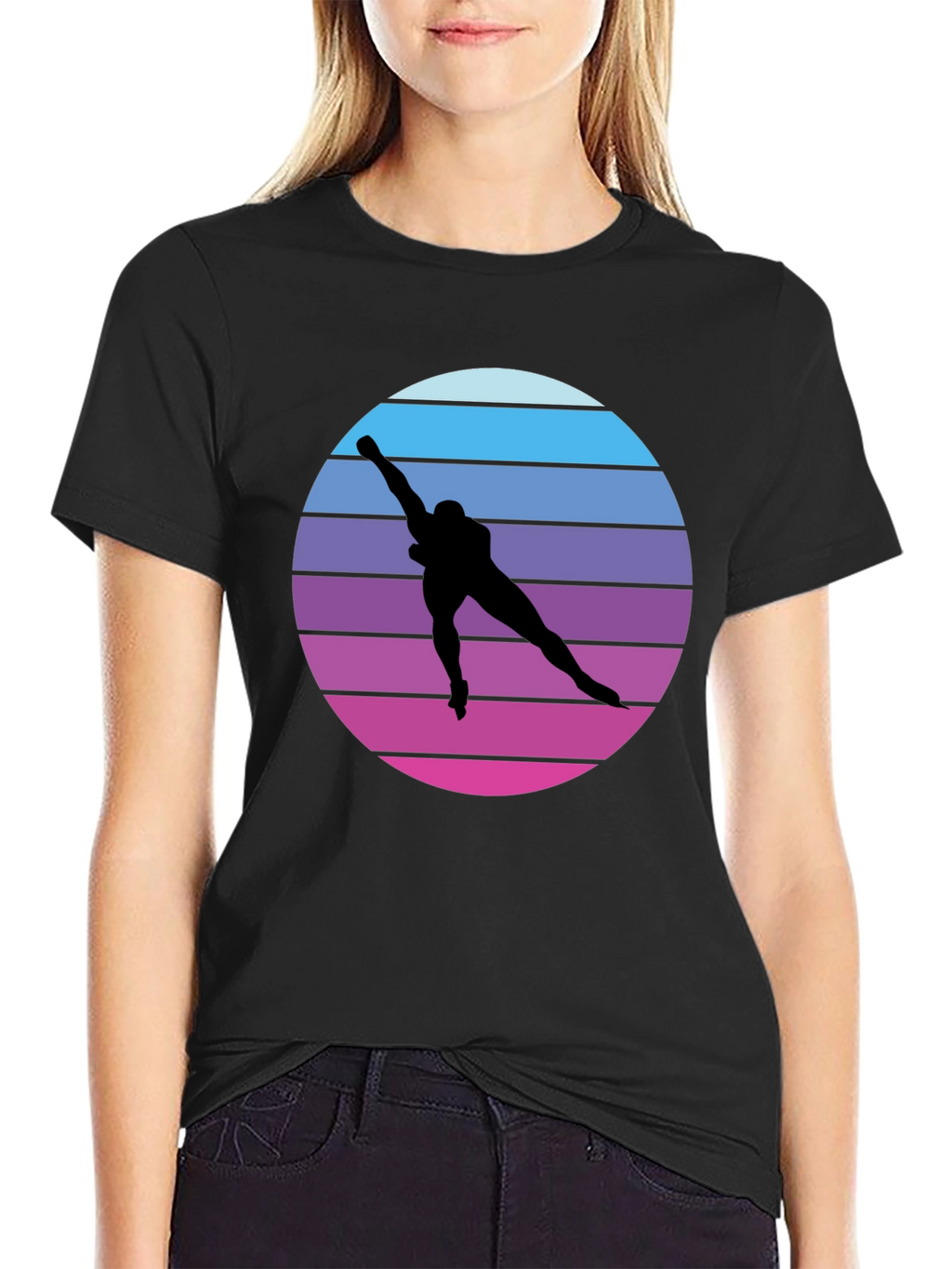 Retro Speed Skater Graphic Tee