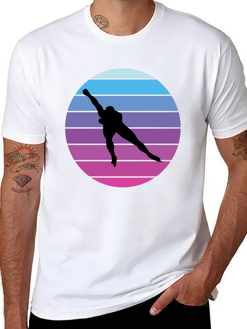 Retro Speed Skater Graphic Tee