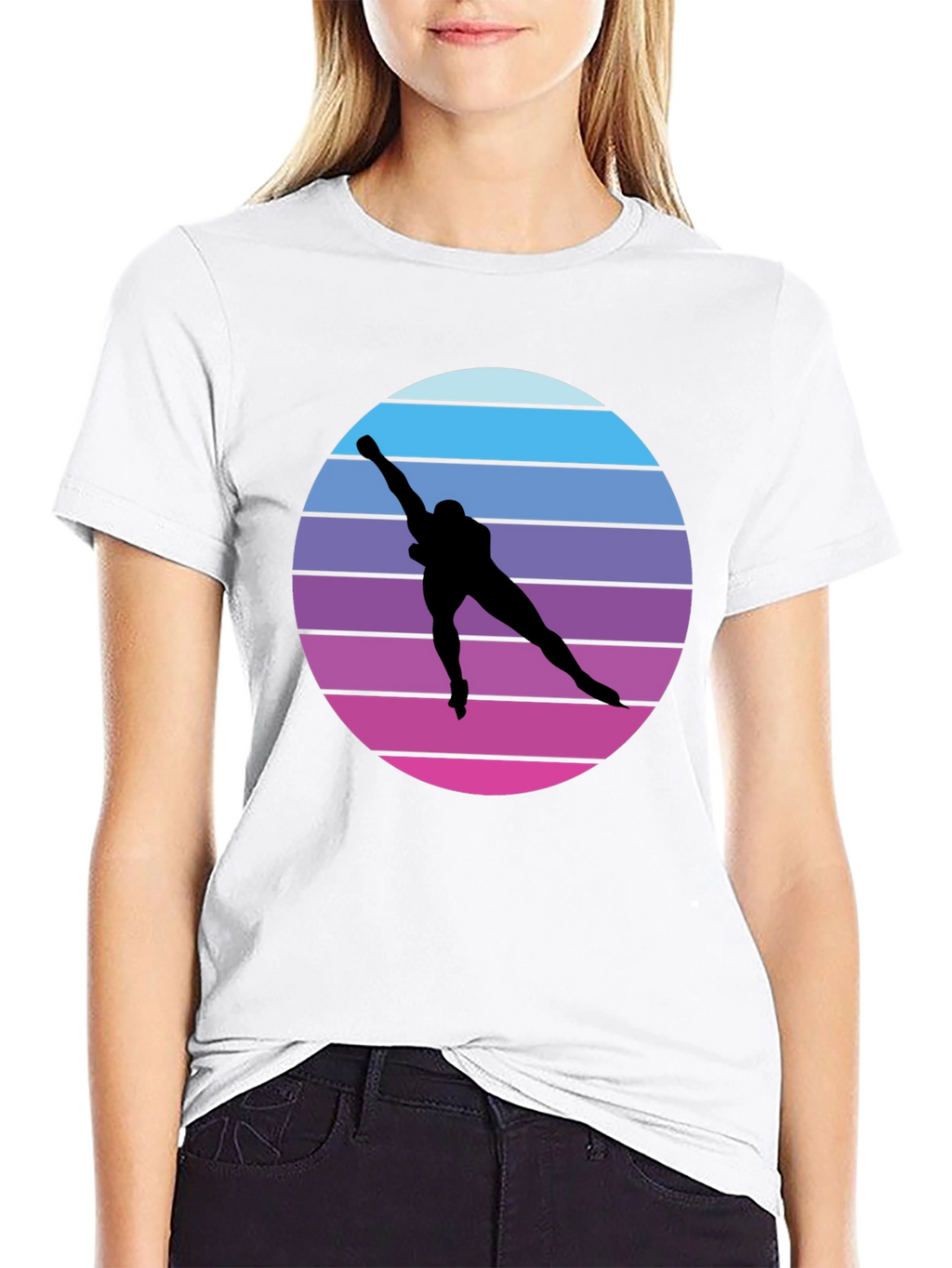 Retro Speed Skater Graphic Tee