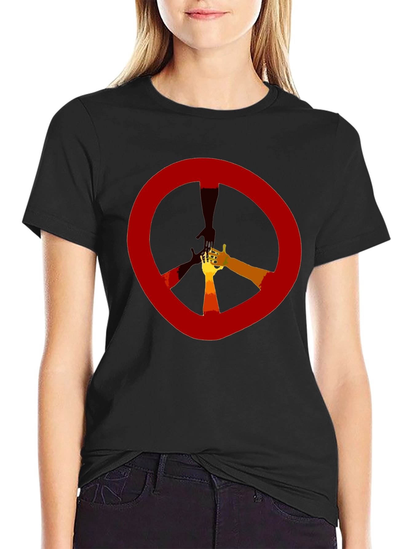 Peace Sign Hand Graphic Tee