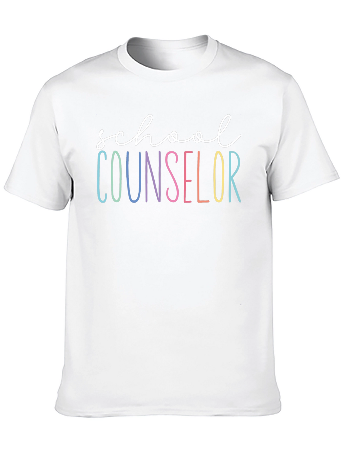 School Counselor Tee - Colorful Counselor T-Shirt