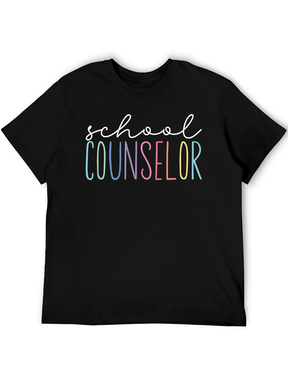 School Counselor Tee - Colorful Counselor T-Shirt